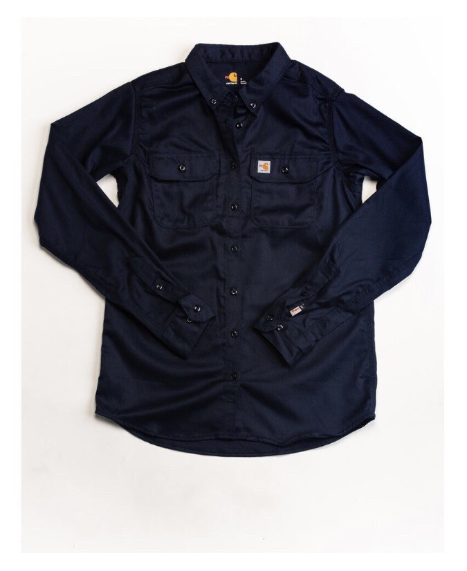 (取寄) カーハート レディース フレームレジスタント ラギッド フレックス ツイル シャツ Carhartt women Flame-Resistant Rugged Flex Twill Shirt Khaki 619-Khh23gL._AC_SX569_.jpg