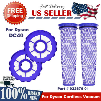 NEW Pre Motor and Post HEPA Filter Replacement For All Dyson DC40 Models Vacuum