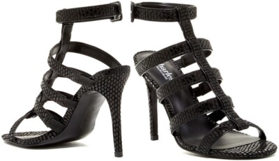 Charles David BLACK Ina 2 Ankle Strap Sandal Sz 9.5 M US -  $135 now $69.99