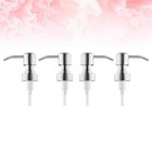 4 Pcs Stainless Cover Soap Dispenser Supplies Lids