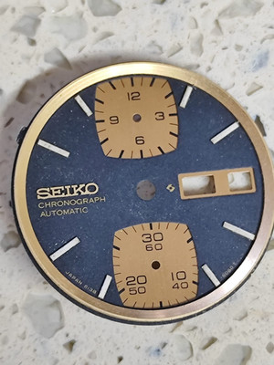 Vintage Seiko 6138-8030 John Player  Chronograph PART  - DIAL   Used Good