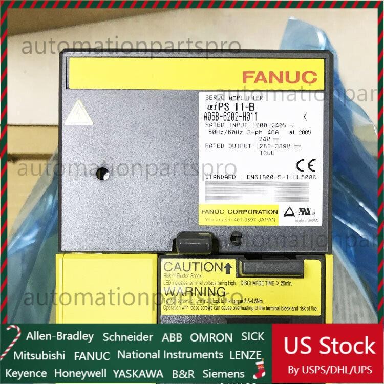 One New FANUC A06B-6202-H011 Servo Drive A06B6202H011 Expedited Shipping