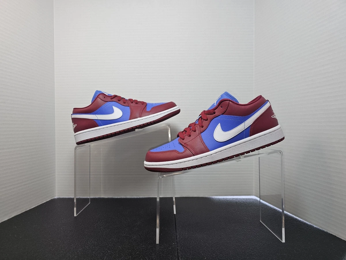 Jordan 1 Low Deep Red Blue W | eBay