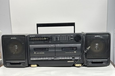 Sony CFS-710 Boombox FM/AM + Cassette Tested works