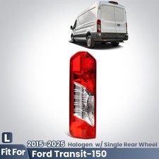 Halogen Tail Light For 2015-2025 Ford Transit-150 With Bulb Driver Left Side