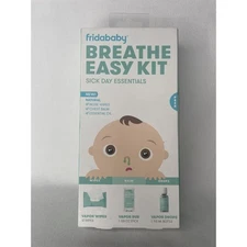 fridababy Breathe Easy Kit Sick Day Essentials - 3+mo Wipes, Rub, & Drops NEW!