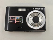 Samsung L730 7.2 MP Digital Camera Black - Untested