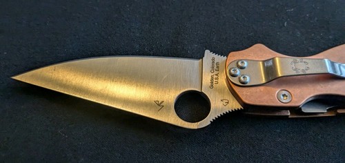 Spyderco Paramilitary 2 Copper (3.4" REX 45) C81CUP2 Factory Sealed BladeHQ - Picture 10 of 13