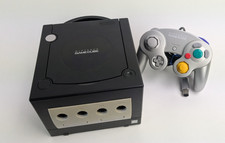 Nintendo GameCube Console Black DOL-101 JPN w/ Controller AC AV Cable Tested