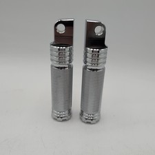 Aluminum Alloy Motorcycle Rear Footrests Pegs XL883 1200 Touring FXDF Chrome Set