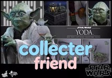Hot Toys MMS 369 Star Wars Episode V The Empire Strikes Back Yoda Figure OPEN
