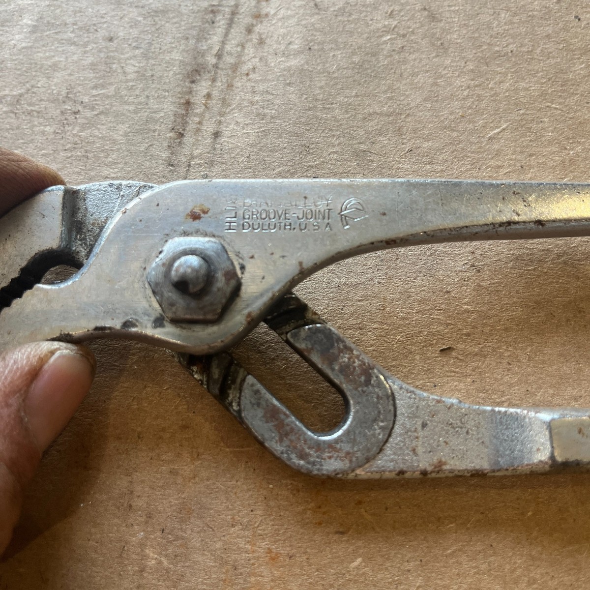 Vintage Diamalloy Groove Joint Pliers HL18P USA Slip Joint 8