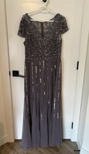 NWT  Adrianna Papell Dress  Size 14 Short Sleeve Mother Of Bride/Mother Of Groom