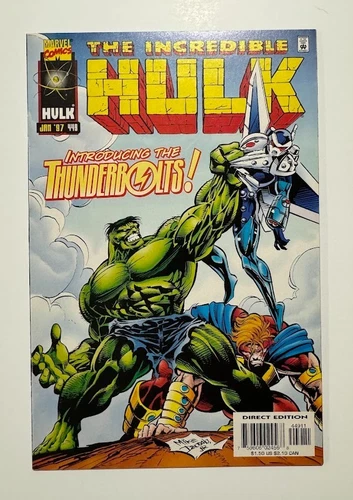 INCREDIBLE HULK #449 - 1st Thunderbolts (Marvel 1997)