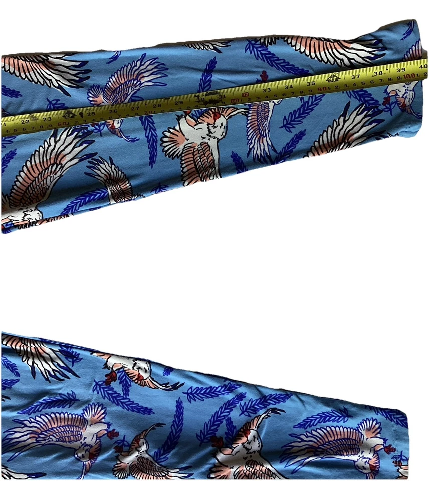 Lote com 2 Leggings LuLaRoe OS Penas de Águia Alta e Curvilínea Tribal Active Wear Calças - Imagem 4 de 4