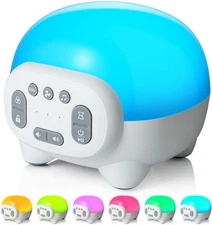 Sound Machines with 9 Colors Night Light – 42 Soothing Sounds and Sleep White No