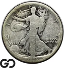1916-D Walking Liberty Half Dollar, Better Date Denver Issue