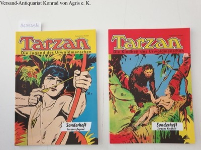 Tarzan: 2 Hefte: Sonderheft Tarzans Kindheit und Tarzans Jugend: Burroughs, Edga