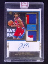 2020-21 Panini One And One Tyrese Maxey RC Patch Auto Gold /10