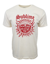 Sublime Logo Graphic T shirt Beige