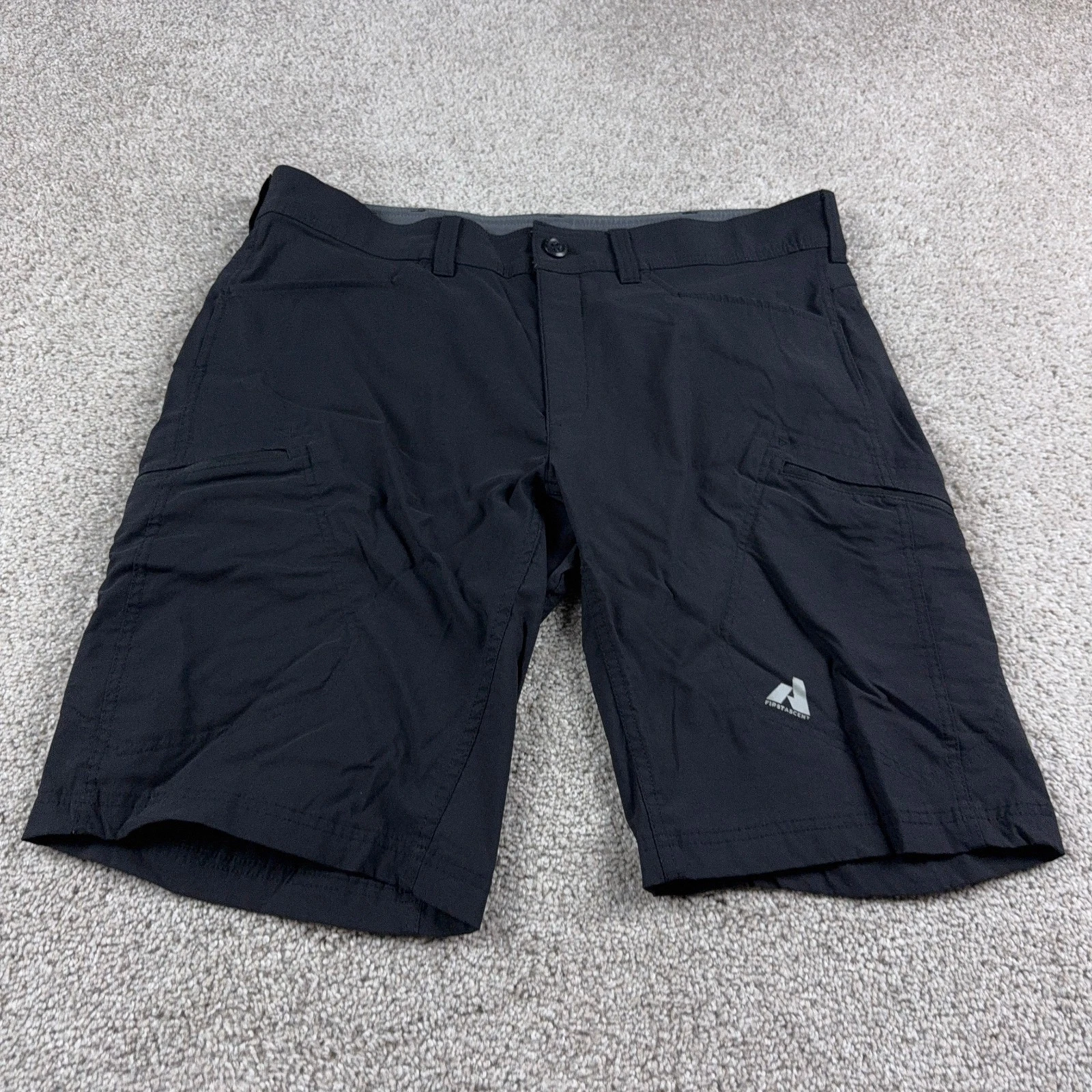 Eddie Bauer Shorts Mens 38 Black First Acent Hiking Otudoors Cardo Durable Guide