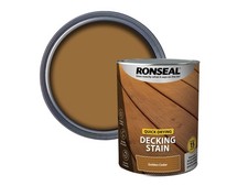 Ronseal 39081 Quick Drying Decking Stain Golden Cedar 5 litre