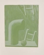 Horst Antes / autografato / litografia a colori / 150 copie / 2