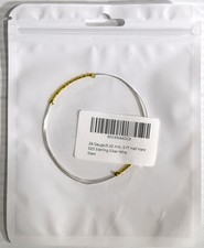 28 Gauge/0.32 mm, 5ft Half Hard 925 Sterling Silver Jewelry Making Wire - NEW