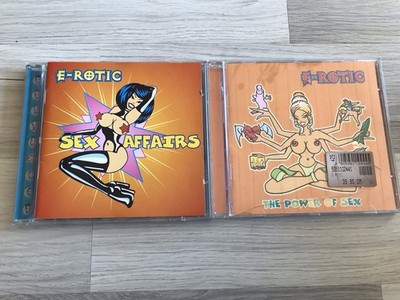 2  CDs :   E-ROTIC   -  The Power Of  Sex  +   Sex  Affairs ,  Euro House , Pop