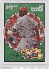 2008 Upper Deck Baseball Heroes Emerald 170/499 Ryan Howard #133 9o3