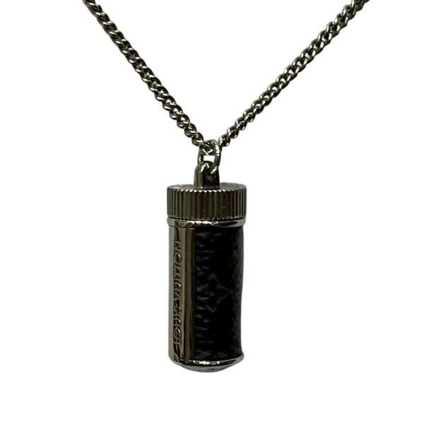 Louis Vuitton Monogram Eclipse Collier Charms M63… - image 5