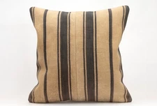Kilim Pillow Cover, 20x20 in, Decorative Sofa Cushion, Handmade Boho Pillow