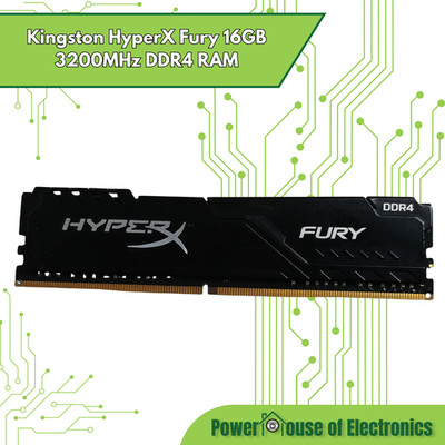 Kingston HyperX Fury 16GB 3200MHz | 1Rx8 XMP4-3200-UA3-11 | 9995743-019.A00G