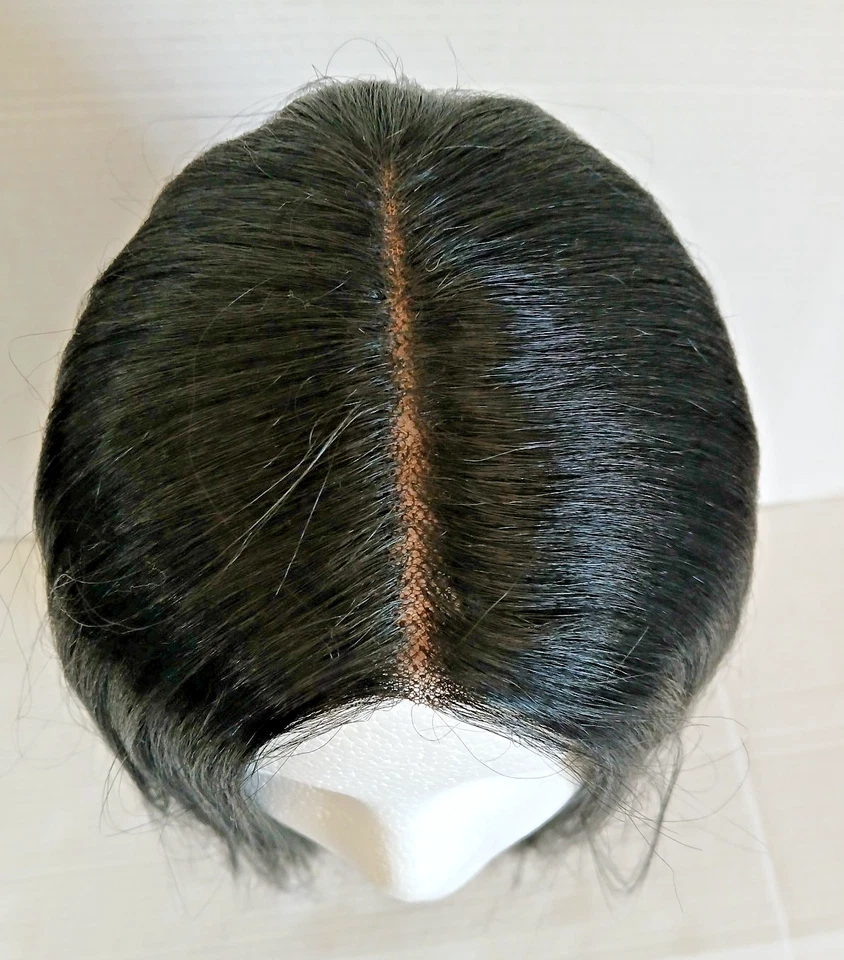 Peluca delantera de encaje Bobbi Boss / marrón negra recta Foto 3 de 4