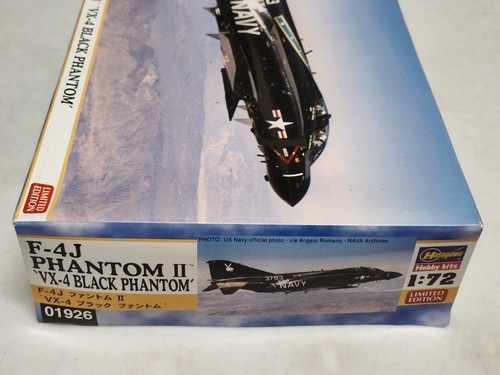 Hasegawa 1:72 F-4J Phantom II VX-4 Black Phantom Model 01926 Open Box Limited Ed - Bild 6 von 9