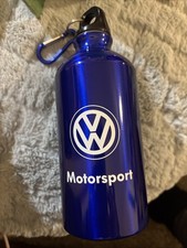 Volkswagen Vw Motorsport Blue Aluminum Water Bottle 16oz-new Leeds