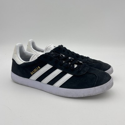 Adidas Gazelle Core Black Cloud White Suede Sneakers Men's 8.5 Retro  Streetwear | eBay