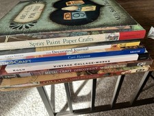 Book Lot for Crafters. Paper crafting, Journaling, Metal Work,Trade Card,collage
