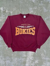 Vintage Virginia Tech Hokies 90s University NCAA Sports Crewneck Sweatshirt M