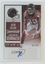 2015 Panini Contenders Rookie Championship Ticket 65/99 Jalen Collins Auto 1g3