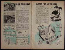 Rod and Bolt Cutter How-To Build PLANS 3/16" capacity