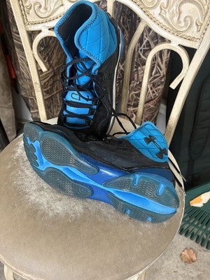 Under Armour Cam Newton C1N Highlight Shoes Trainers Mens Sz 11.5 Panther Colors