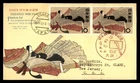 Mayfairstamps Japan FDC 1960 pair philatelic week court lady in a ceremonial rob