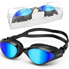 Unisex-Adult Swim Goggles, Polarized Goggles Swimming Men , Anti-fog Leak-pro...