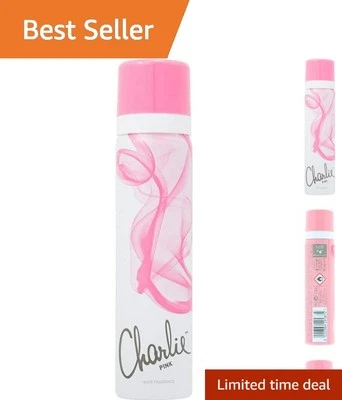 Refreshing Pink Perfume Body Spray 75ml - Sweet and Spicy Scent for Confidence