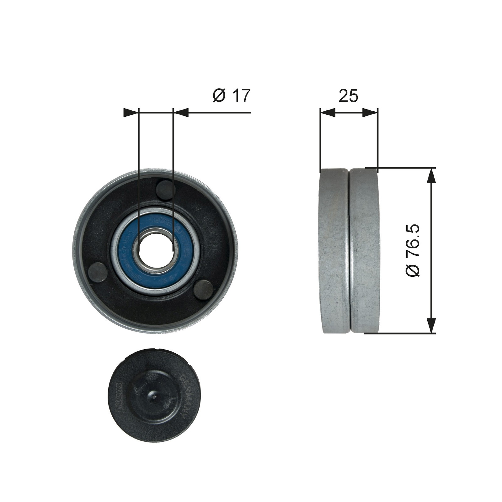 Fits GATES T38059 BELT TENSIONER LENGTHWISE. 2.5TDI SIL. AFB/AKN 5320 ⭐UK Stock⭐