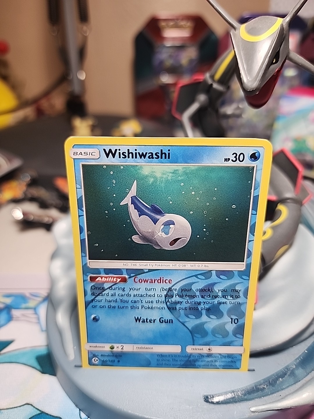 Pokémon TCG Wishiwashi Sun & Moon Base Set 44/149 Reverse Holo Uncommon