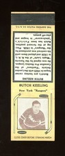 1936-39 Diamond Matchbooks Tan Hockey Butch Keeling GD *d2