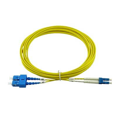BlueOptics Duplex LWL Patchkabel LC-UPC/SC-UPC Singlemode 5 Meter