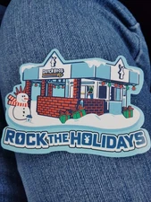 Dutch Bros Rock The Holidays Sticker 2025 Free  Shipping Regular Mail